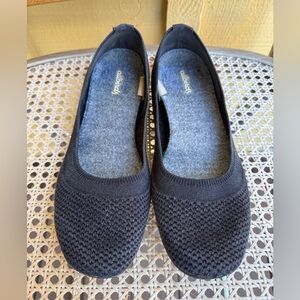 Allbirds Tree Breezers Black Knit Ballet Flats size 10